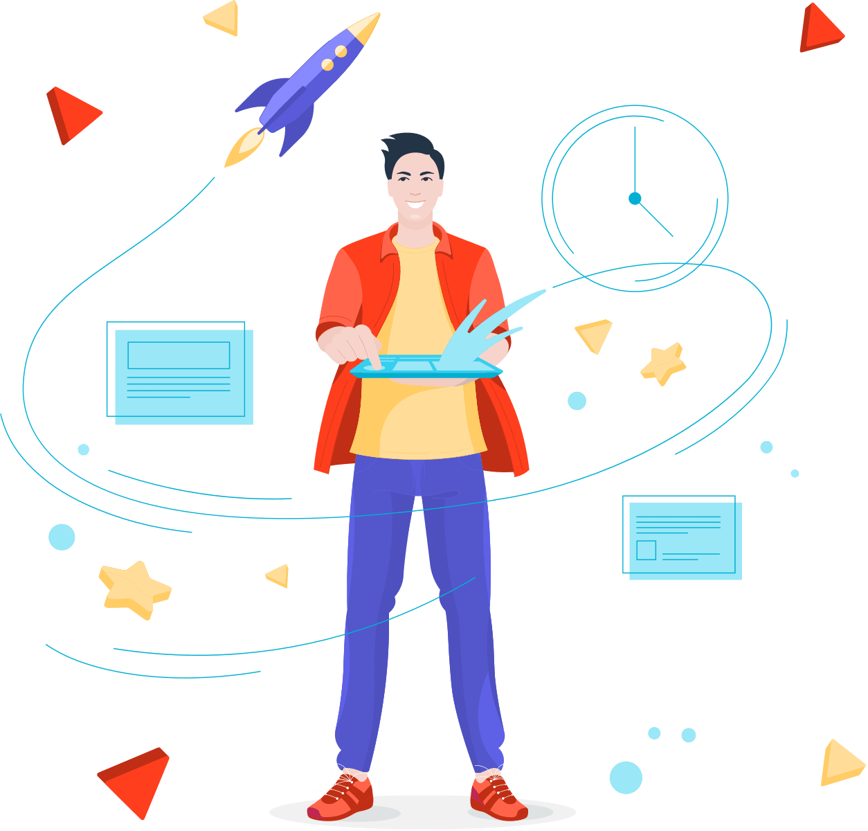 پسر-با-راکت-نور